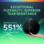 OVERTURE TPU Filament 1.75mm, Bobine de 1kg(2,2lbs), 95A TPU Précision dimensionnelle +/- 0,02 mm (Noir)