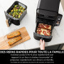 NINJA Double Stack XL Air Fryer 2 Compartiments Verticale, Compact, 4 Niveaux de Cuisson, Capacité de 9,5L, Air Fryer 6-en 1, Pi