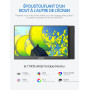ARZOPA 16.1" Ecran Portable,1920×1080 FHD IPS pour Écran Portable Moniteur avec Tige Unique,Prise en Charge HDMI/Type-C/USB-C,de