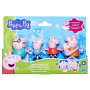 Peppa Pig Peppa et sa Famille de 5, Coffret de Figurines, Rose