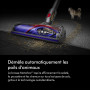 Dyson V8 Absolute™ Aspirateur Balai sans Fil – 115 AW, 40 Min d’autonomie, Brosse Motorbar Auto-démêlante, Rouleau Doux, Long su