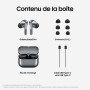 Samsung Galaxy Buds3 Pro, Écouteurs sans Fil, Réduction Active de Bruit, Bluetooth, Argent, Audio 360, Galaxy AI, Chargeur Secte