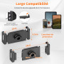 XXZU 182CM Support de Trépied pour Tablette, Trépied pour Téléphone Rotatif à 360° Support Tablette Lit Réglable en Hauteur Plia