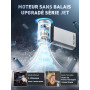 Smiling Shark Dépoussiérants Puissants Électrique, J02 Aluminium 150000TR/Min Souffleur Air Comprimé - 2 Modes(Normal&Storm) & M