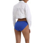 INNERSY Culotte Femme Coton Elastique Slip Bikini Jambe Haute sous-vêtements Taille Midi Lot de 6