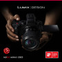 Panasonic Lumix S5M2X | Appareil Photo Hybride Plein Format + Objectif Lumix S 50mm F1.8 (24MP, AF Phase, Double Stab., Vidéo 6K