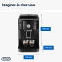 De'Longhi Magnifica S ECAM11.112.B, Machine à Café Automatique/ à Espresso du Grain à la Tasse Avec Buse à Lait, avec 4 Recettes