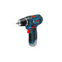 Bosch Professional 12V System perceuse-visseuse sans-fil GSR 12V-15 (avec 2 batteries 2,0 Ah, chargeur, set d’accessoires 39 piè