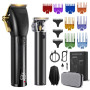 Tondeuse Cheveux Hommes Professionel, Tondeuse Barbe et Cheveux, Kit de Coupe de Cheveux Electriques, Tondeuse à Cheveux Kit Ave