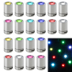 BOULESENM 20 Pièces Mini Led,Lampe LED Miniature avec Batterie,Led a Pile,Mini Led a Pile pour Décoration,pour Décoration de Fêt