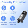 Clignoteur pour Guirlande 31V 6W Transformateur Guirlande, 8 Modes Prise avec Fonction Minuterie, Étanche IP44 Connecteur Guirla