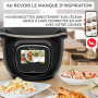 Moulinex Cookeo Touch Wifi Multicuiseur intelligent haute pression + moule à gâteaux 18 cm, 6 L, Ecran tactile, 250 recettes int
