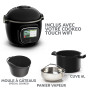 Moulinex Cookeo Touch Wifi Multicuiseur intelligent haute pression + moule à gâteaux 18 cm, 6 L, Ecran tactile, 250 recettes int