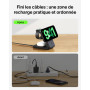Belkin UltraCharge Chargeur Induction 3 en 1 Qi2, Station de Charge Magnétique 25W, Chargeur sans Fil avec MagSafe pour iPhone 1