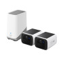 eufy Security SoloCam S220 Camera Surveillance WiFi exterieure sans Fil Solaire, 2 Pack + Homebase3, résolution 2K, Camera Solai