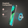 Encased Support magnétique pour téléphone (compatible avec MagSafe) Anneau fin en silicone pour iPhone (paillettes), Accroche Po