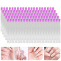 100 Pièces Extension D'ongle en Fibre de Verre,MWOOT Nail Fiberglass Kit Ongles D'extension de Fibre pour Ongles Extension Acryl