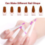 100 Pièces Extension D'ongle en Fibre de Verre,MWOOT Nail Fiberglass Kit Ongles D'extension de Fibre pour Ongles Extension Acryl