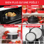 Tefal Ingenio Batterie de cuisine 10 pièces, Poêles, Casseroles, Couvercles, Poignée, Non induction, Revêtement antiadhésif, Emp