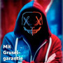 TK Gruppe Timo Klingler Masque d'horreur à LED - comme de Purge avec effets de lumière 3X, contrôlables, pour Halloween, Mardi G