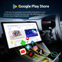 Sunweyer Adaptateur sans Fil CarPlay 2025 Android Auto Streaming Box SW12 avec Netflix, Youtube, Hulu, Installation de l'applica