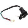 ANCLLO Interrupteur à clé de Contact 4 Broches 4 Fils pour 50cc 70cc 90cc 110cc 125cc Quad ATV Dirt Bike Pocket Bike 4 Roues piè