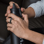 JEROOT Titan Magnetischer Ringe, 8mm Schwarz Magnetring Herren Damen, Therapeutischer Magnetische Rings Polierter Lifestyle-Ring