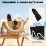 TAGVO Casquette Visière Femme – Chapeau Anti-UV à Large Bord, Pliable & Respirant
