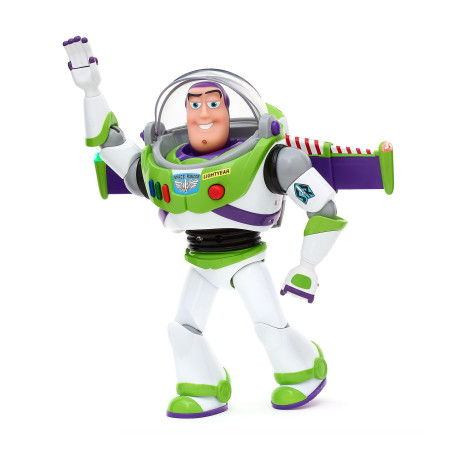 Disney Store Official Figurine Interactive Buzz l'éclair, Toy Story des Studios Pixar, 36 cm/14", Figurine Ranger de l'espace In