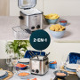 Princess Mini Friteuse & Fondue – 1,2 L – Avec 6 fourchettes à fondue – Chauffage rapide – Filtre anti-odeurs – 840 W – 182611