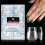 UNA GELLA Capsule Americaine Ongle Ballerine Extra Courte, 216 Pièces 12 Tailles Forme Coffin en Acrylique Full Cover Autocollan