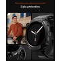 Spigen Rugged Armor Pro Coque avec Bracelet Compatible avec Samsung Galaxy Watch 8 44mm (2025) - Noir Mat