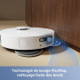 Mova Robot aspirateur et Laveur à vidage Auto E40 Ultra avec Aspiration de 19 000 Pa, Technologie de Lavage MaxiReach, Brosse la