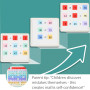 Tableau Activité Montessori de Mathématiques en Bois 1-100 Chiffres Continus Jouets de Puzzle de CouleursTableau Numérique Convi