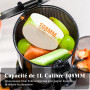 Extracteur de jus, Fretta Extracteur de jus de fruits et légumes, Slow Juicer Grand diamètre de 108 mm, 1L Très grande capacité,