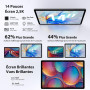 MAXLEGEN Tablet 14 Pouces, Ecran FHD 2,5K, 36Go RAM + 256Go ROM(1To Extensible), Android Tablette Tactile avec SIM 4G LTE/5G WiF
