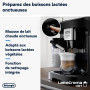 De'Longhi Magnifica Evo, Machine à Café et Cappucino avec Broyeur à Grains, ECAM292.81.B, Noir