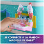 Gabby et la Maison Magique Le Film - Gabby Dollhouse - Balcon Délices Glacés De P'tiChou - 1 Figurine Et 5 Accessoires - Dessin 