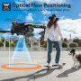 Drone avec 4K Caméra 1080pTélécommande par Écran,Lumière LED RVB FPV Quadricoptère pour Adultes Débutants,Mode Sans Tête Positio