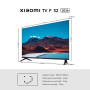 XIAOMI 32 inch F TV, HD, Smart TV, Contrôle Vocal Alexa, Dolby Audio, DTS Virtual:X, DTS-HD, AirPlay Compatible