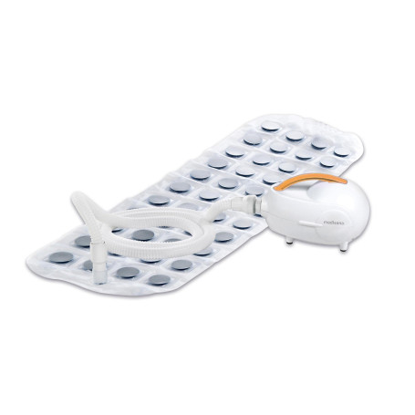 medisana MBH Tapis de bain à remous , Baignoire à tapis de bulles d'air, Incl. distributeur d'arômes, 3 niveaux d'intensité, Fon