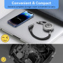 Minlu Câble de Charge 6 en 1, 1,2m Rétractable Cable Chargeur Multi Embout, Câble de Charge Rapide USB C avec Lightning Transfer