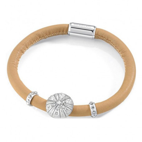 Bracelet Femme avec Cristaux Morellato SADZ05 Verre Argenté Acier Cuir Or rose ( 32,99 €