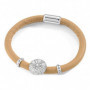 Bracelet Femme avec Cristaux Morellato SADZ05 Verre Argenté Acier Cuir Or rose ( 32,99 €