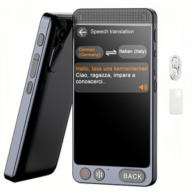 SCZND Traducteur Vocal Instantané, Traducteur Vocal Instantané Sans Connexion avec 142 Langues, Traducteur Photo/WIFI/Sans Wifi/
