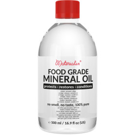 Huile minérale de qualité alimentaire Materialix - convient pour le bois, le bambou, la pierre, l'ardoise, les cosmétiques, les 