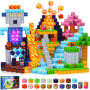 COOLJOYA Construction Magnetique Enfant Cube Magnétique 150 Pièces,Ensemble de Cubes de Construction Magnétiques, Jouet créatif 