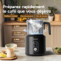 MOOSUM Mousseur à Lait Électrique 500ml, Mousseur à Lait Chaud et Froid Automatique, Chauffe-Lait Automatique, Machine à Chocola