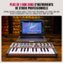 Akai Professional MPK Mini IV Clavier MIDI USB-C pour Débutants et Producteurs – Pads de Batterie MPC, Molettes Pitch & Mod, Cou