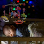 Aolso Mobile Musical bébé, Musical Lit Bébé,Mobile de Voyage,3-in-1 Mobile Musical Lit Bébé avec Lumières et Musique,Mobile Musi